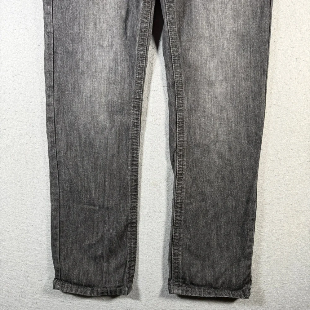 Vintage Southpole‎ Premium Men's Dark Wash Embroidered Jeans Size 34 Relaxed Fit